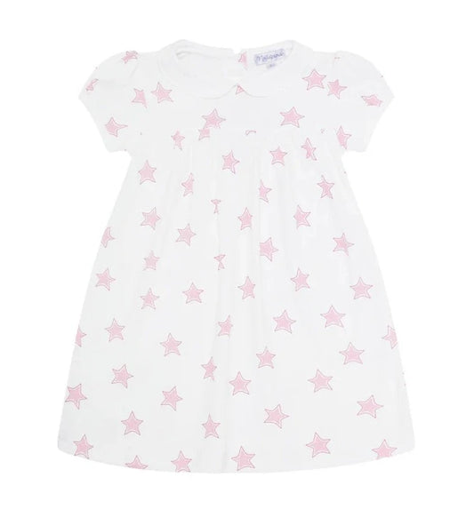 Nellapima Pink Stars Print Playtime Dress