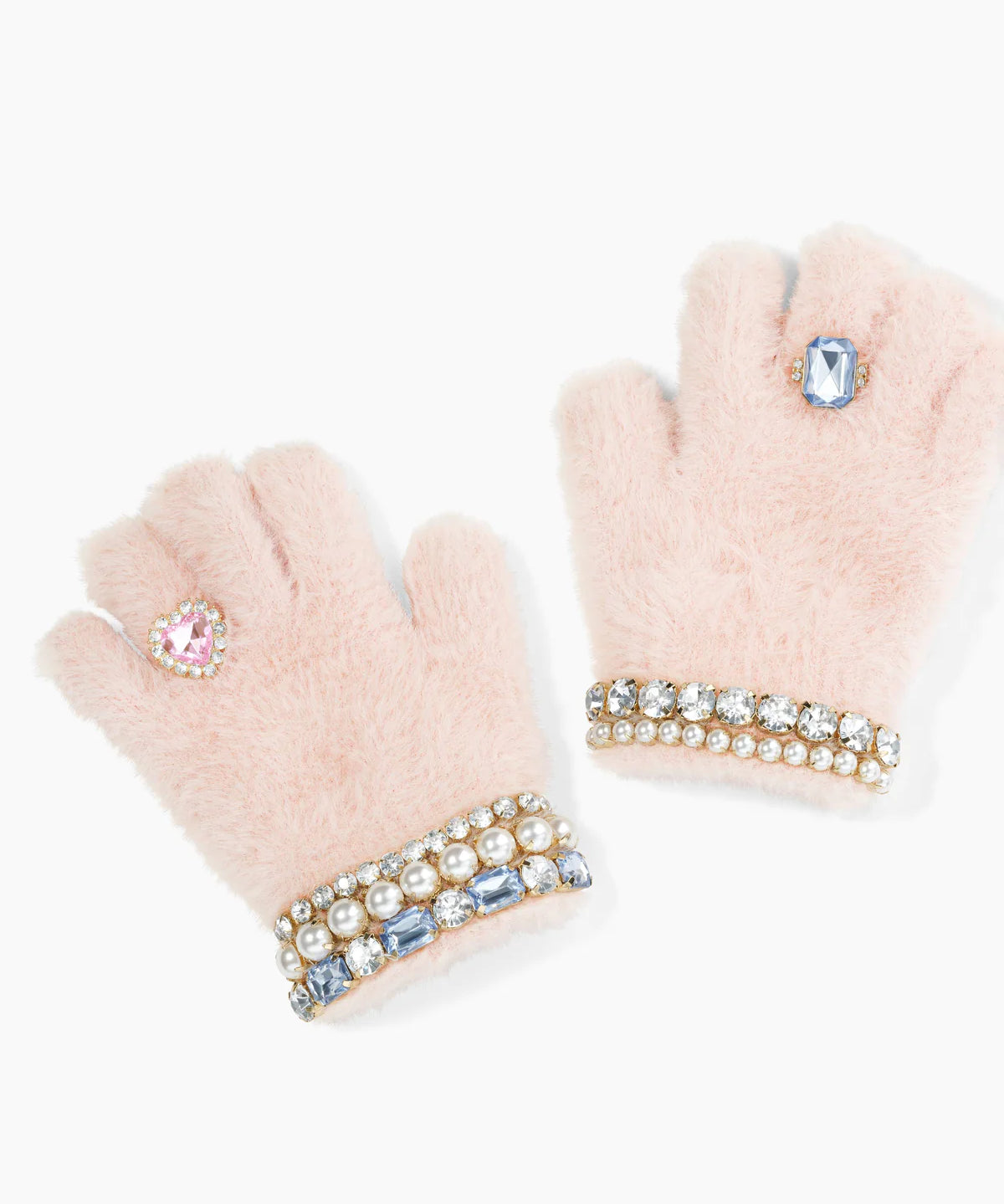 Super Smalls Cotton Candy Jeweled Gloves