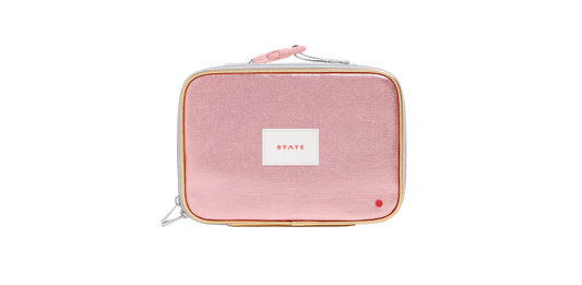 State Rodgers Lunch Box- Pink and Silver