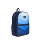 State Kane Double Pocket Large Backpack- Blue Chevron