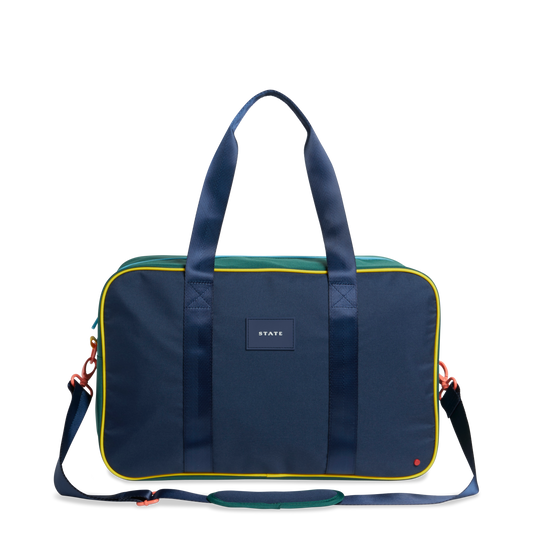 Rockaway Duffle- Green and Navy