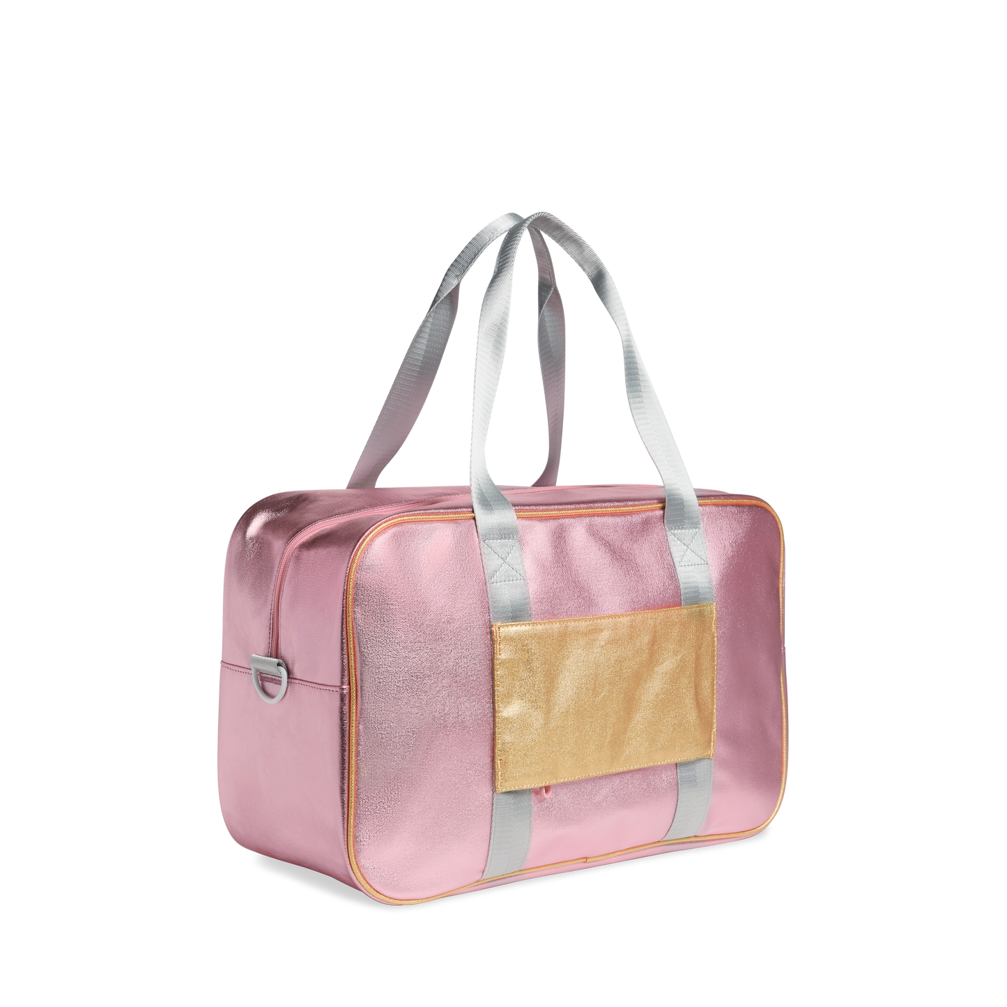 Rockaway Duffle- Pink and Silver