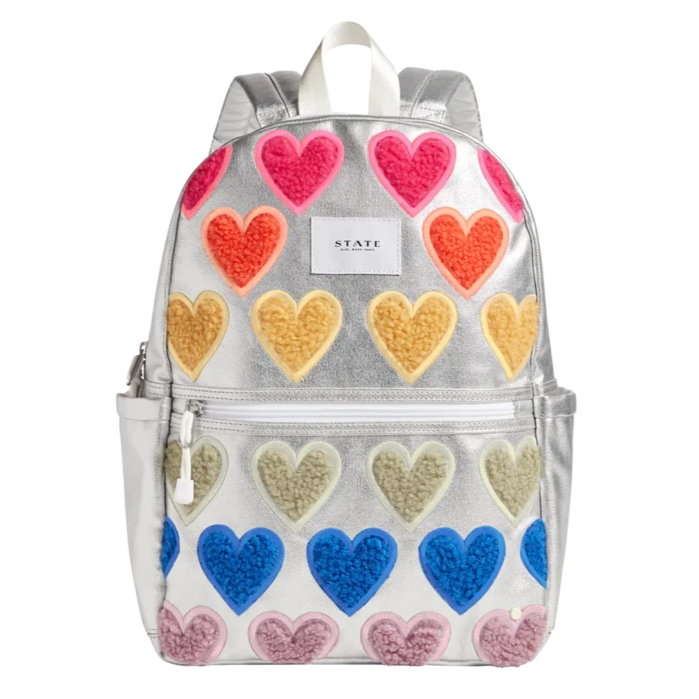 State Kane Backpack- Fuzzy Hearts