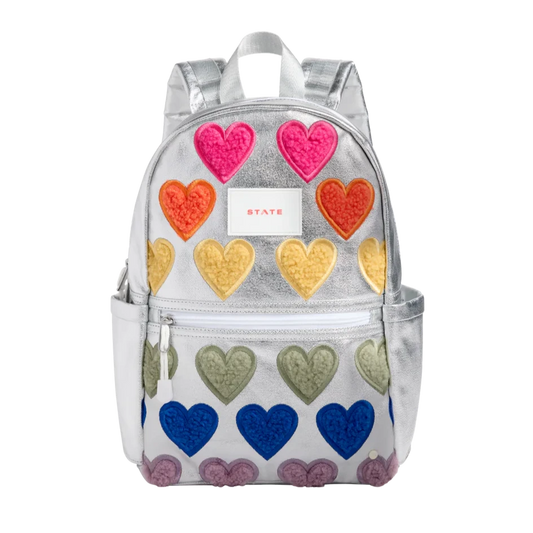 STATE Kane Mini Backpack- Fuzzy Hearts