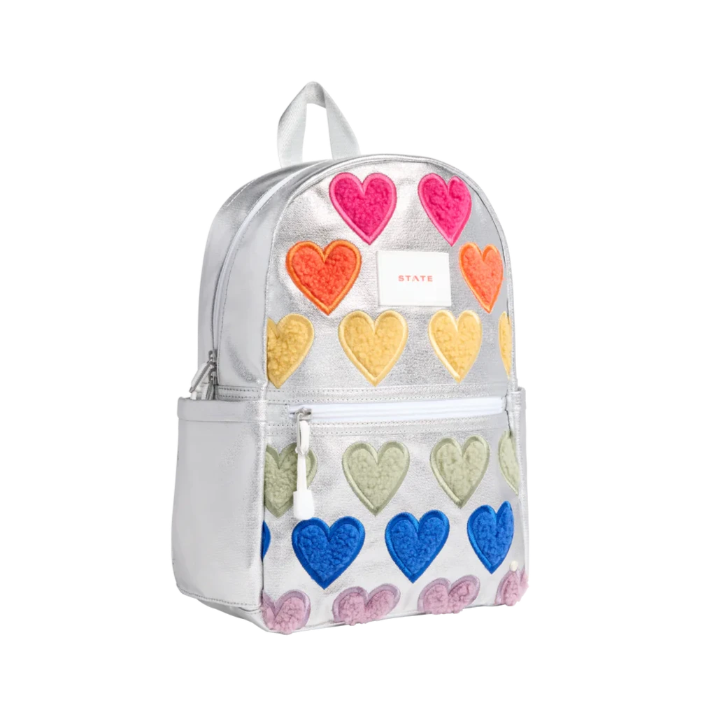 STATE Kane Mini Backpack- Fuzzy Hearts