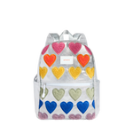 State Kane Double Pocket Backpack- Fuzzy Hearts