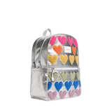 State Kane Double Pocket Backpack- Fuzzy Hearts