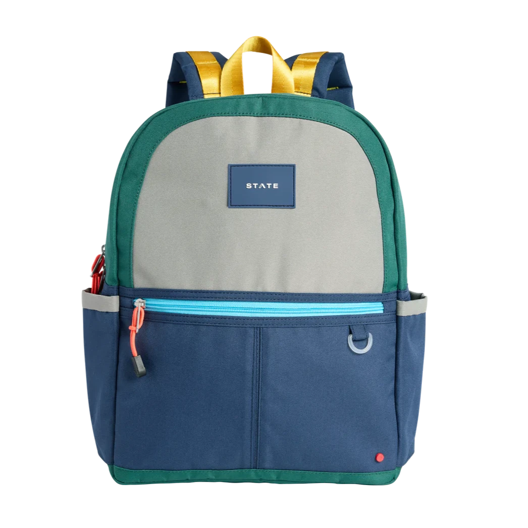 STATE Kane Backpack- Green and Navy 