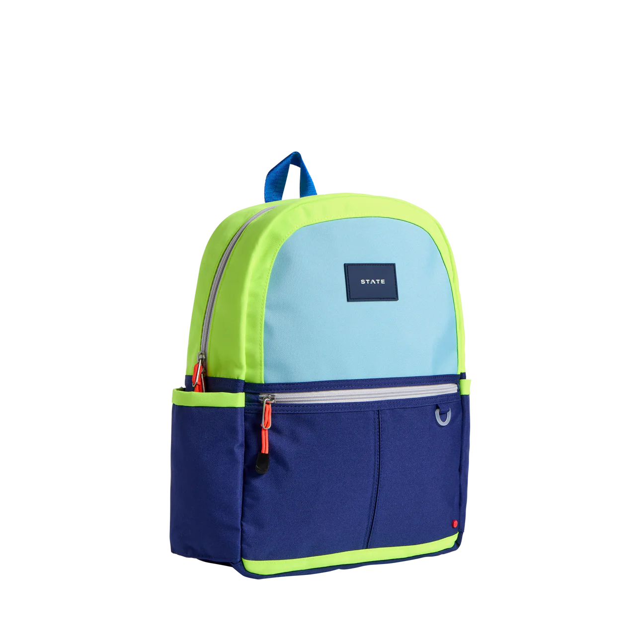 State Kane Backpack- Navy and Neon
