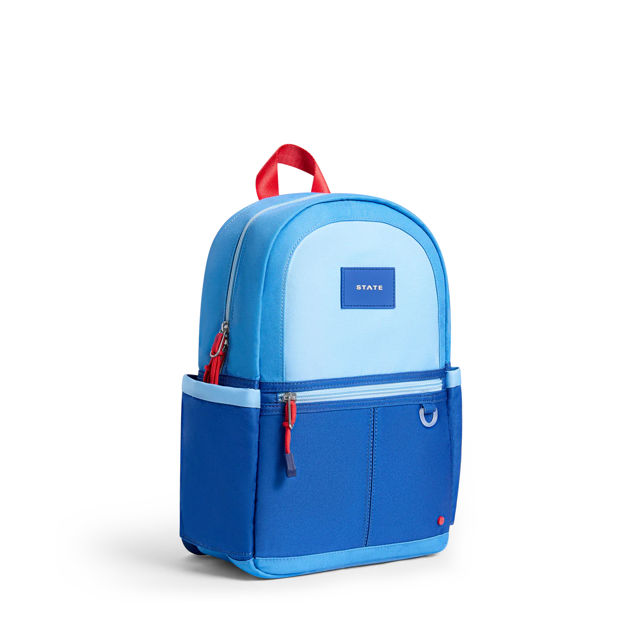 State Kane Mini Backpack- Blue and Light Blue Color Block