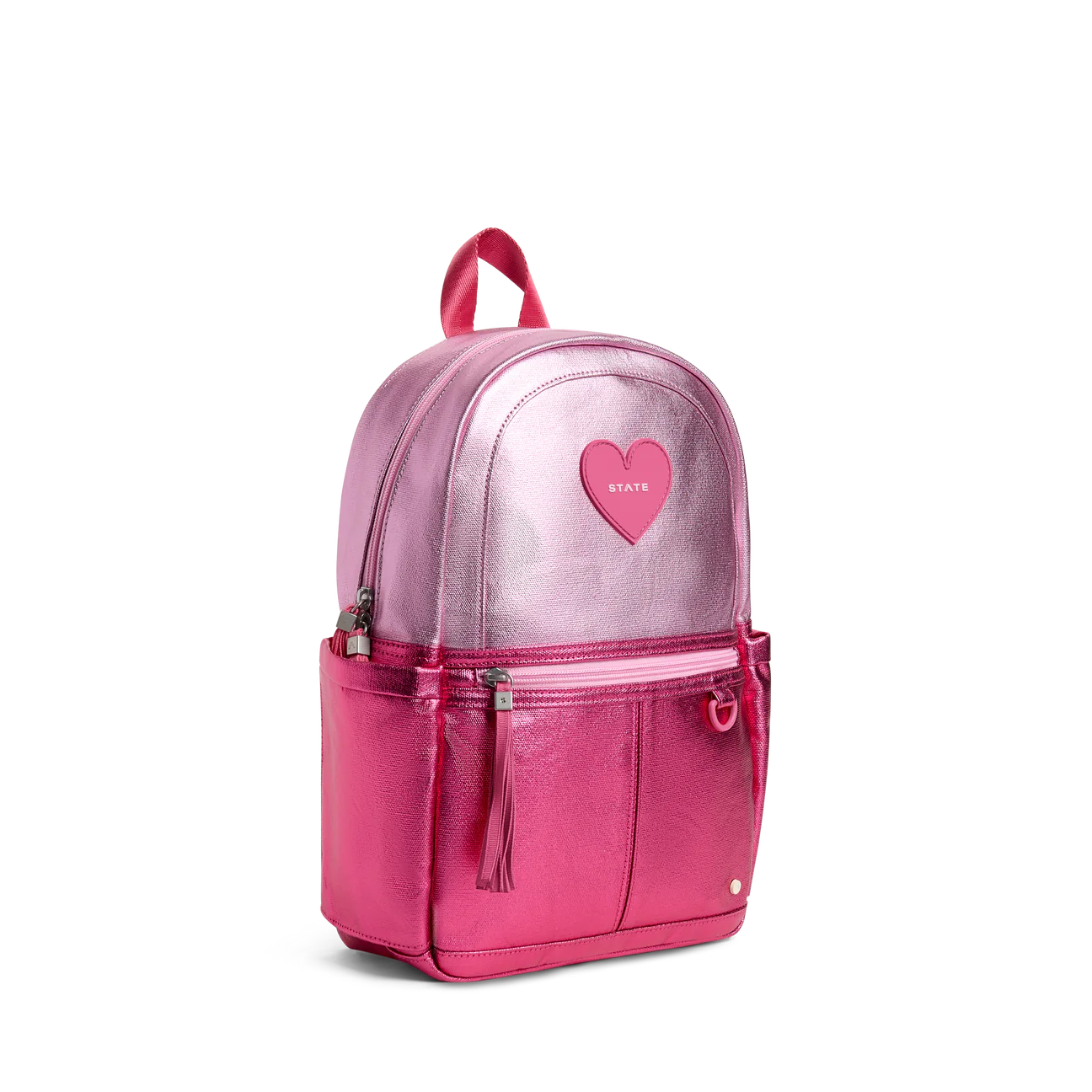 State Kane Mini Backpack- Pink and Hot Pink Color Block
