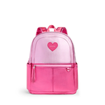 State Kane Double Pocket Backpack- Pink and Hot Pink Color Block