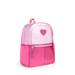 State Kane Double Pocket Backpack- Pink and Hot Pink Color Block