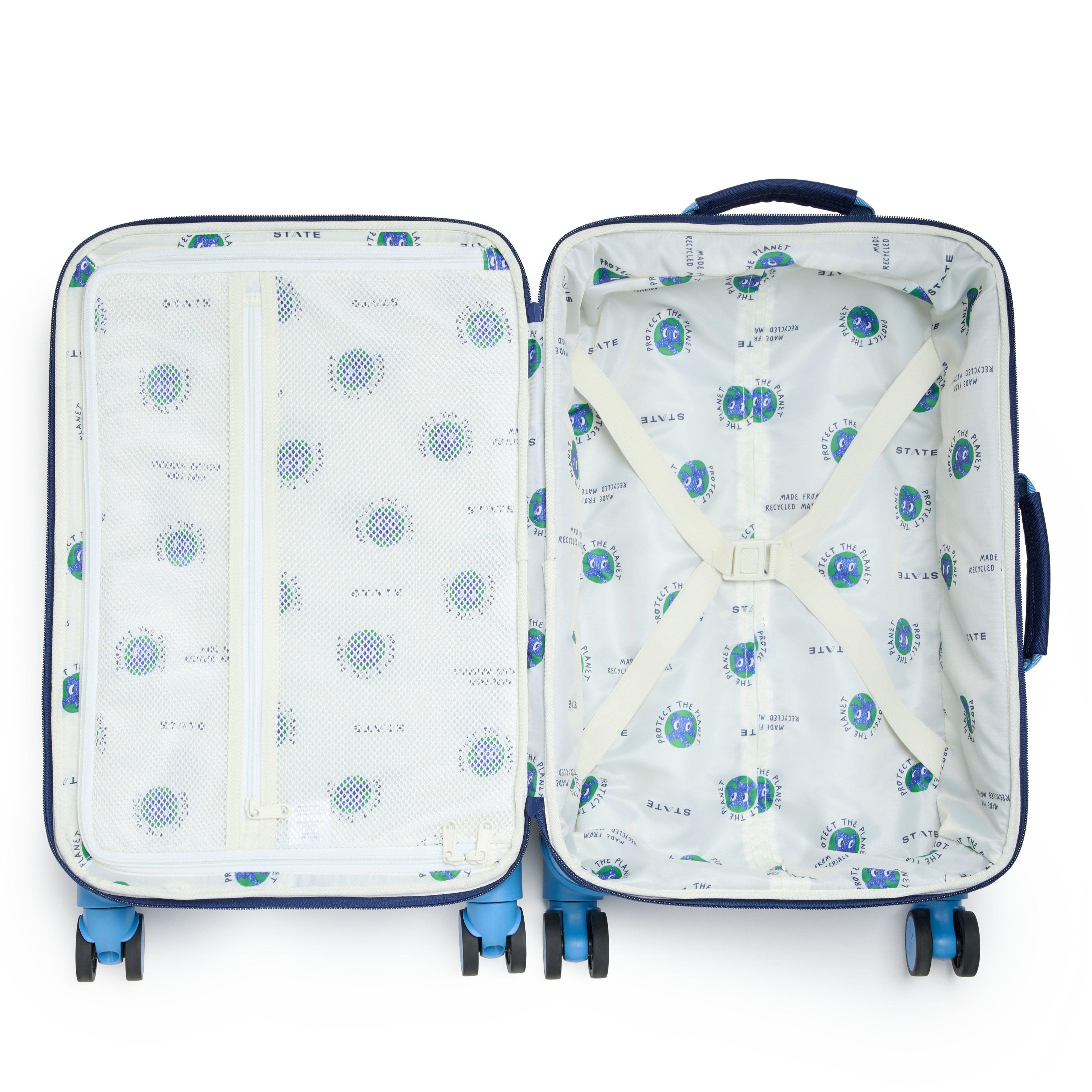 Inside Features of Logan Carry On Suitcase 