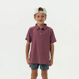 Maroon & Gray Texas Polo