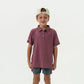 Youth Polo - Maroon & Gray Texas