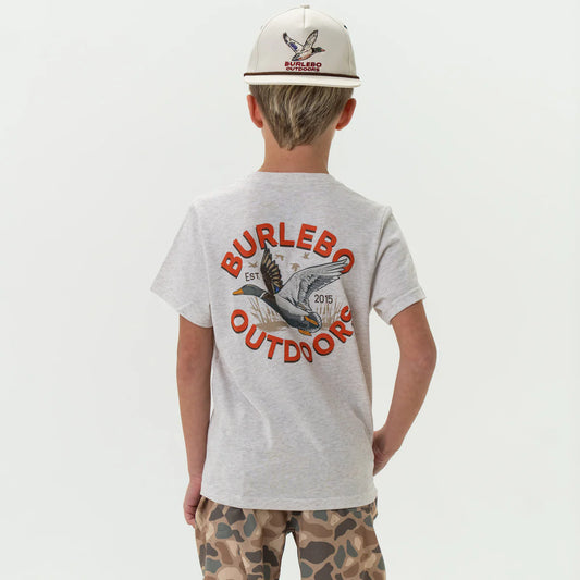 Burlebo Youth Tee- Old School Duck Hunt