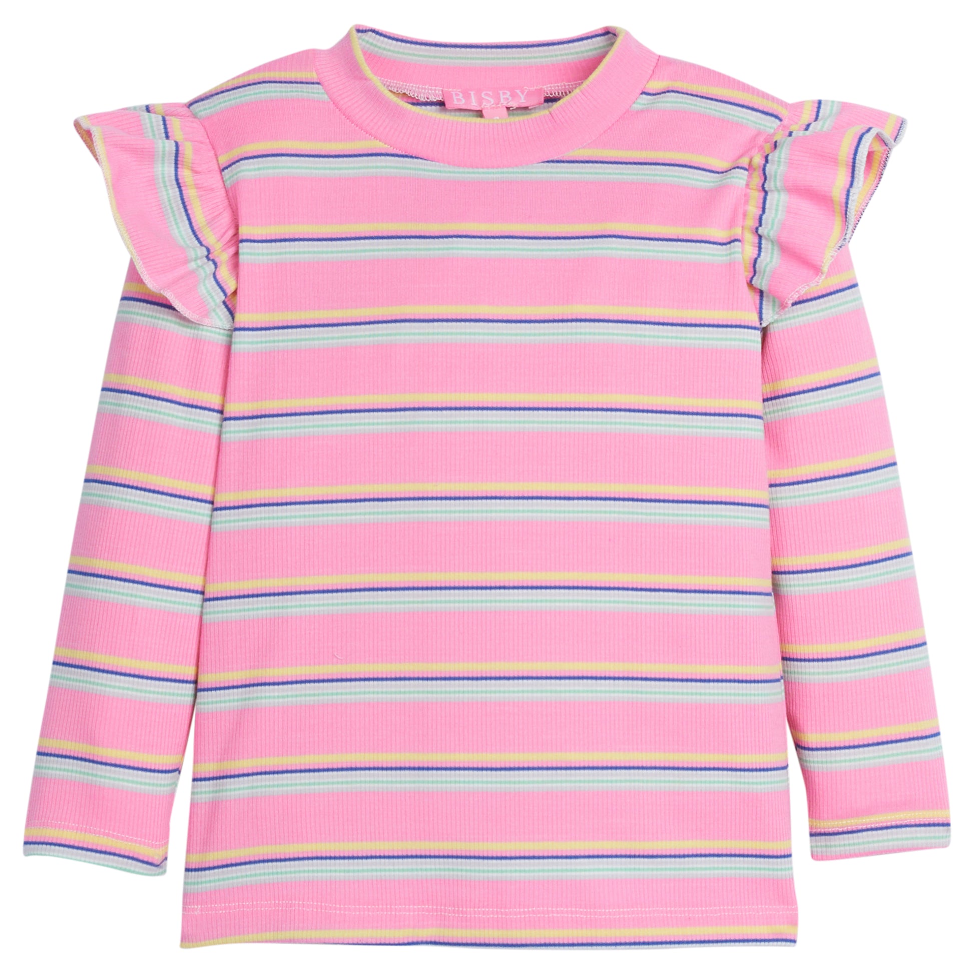 Bisby Sadie Top- Bubblegum Stripe