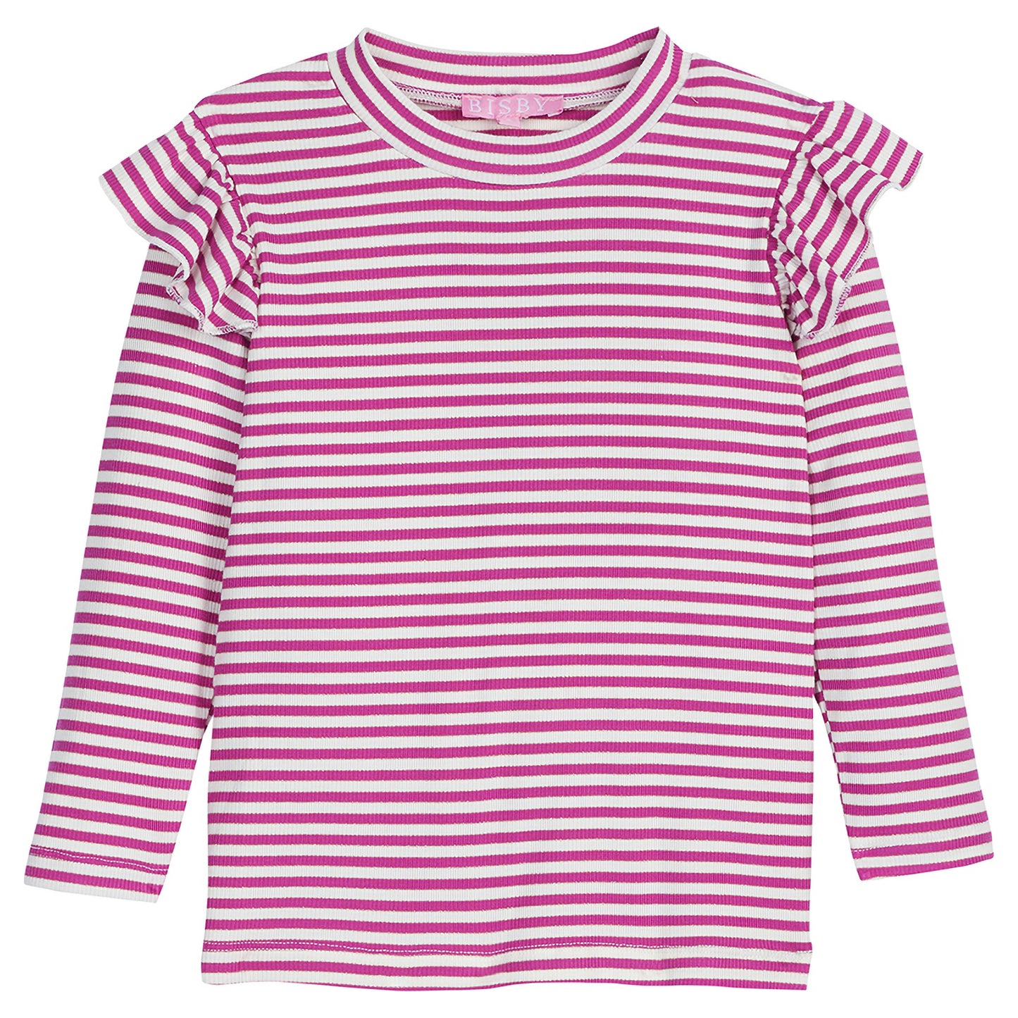 Bisby Sadie Top- Fruit Punch Sparkle Stripe