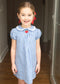 James and Lottie Sage Smocked Dress