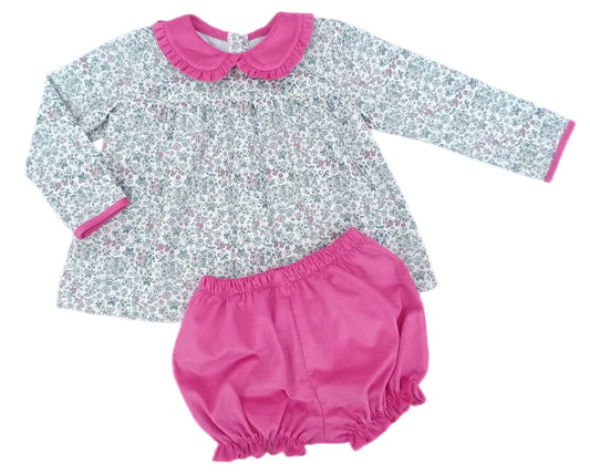 James and Lottie Sally Floral Bloomer Set