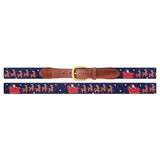 Smathers and Branson Santa's Sleigh Children's Needlepoint Belt