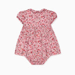 La Coqueta Pink Bird Floral Scarlett Baby Girl Hand-Smocked Set