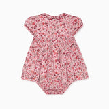La Coqueta Pink Bird Floral Scarlett Baby Girl Hand-Smocked Set