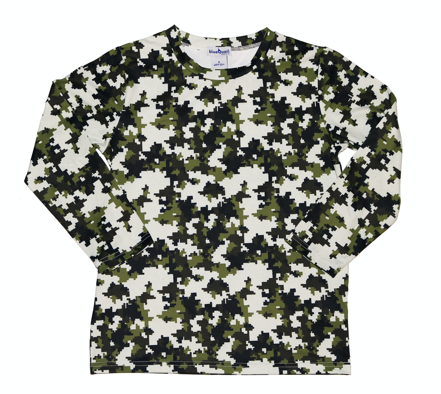 BlueQuail Digital Camo Long Sleeve Performance Tee