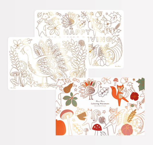 Meri Meri Thanksgiving Coloring Posters