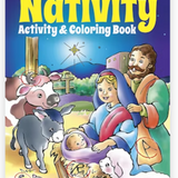 Dover Nativity Activity and Coloring Book
