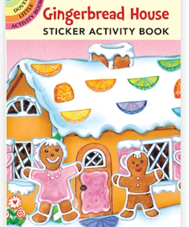 Dover Gingerbread House Sticker Activity Book