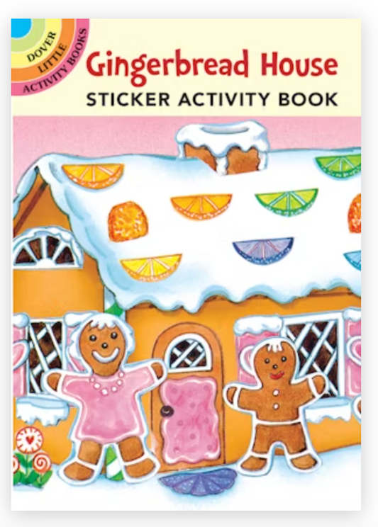 Dover Gingerbread House Sticker Activity Book