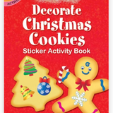 Glitter Decorate Christmas Cookies Sticker Activity Book