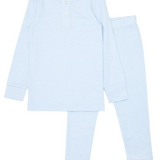 Minnow Powder Blue Stripe Pima Pajama Set