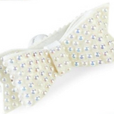 Bari Lynn Small Double Crystal Bow Clip