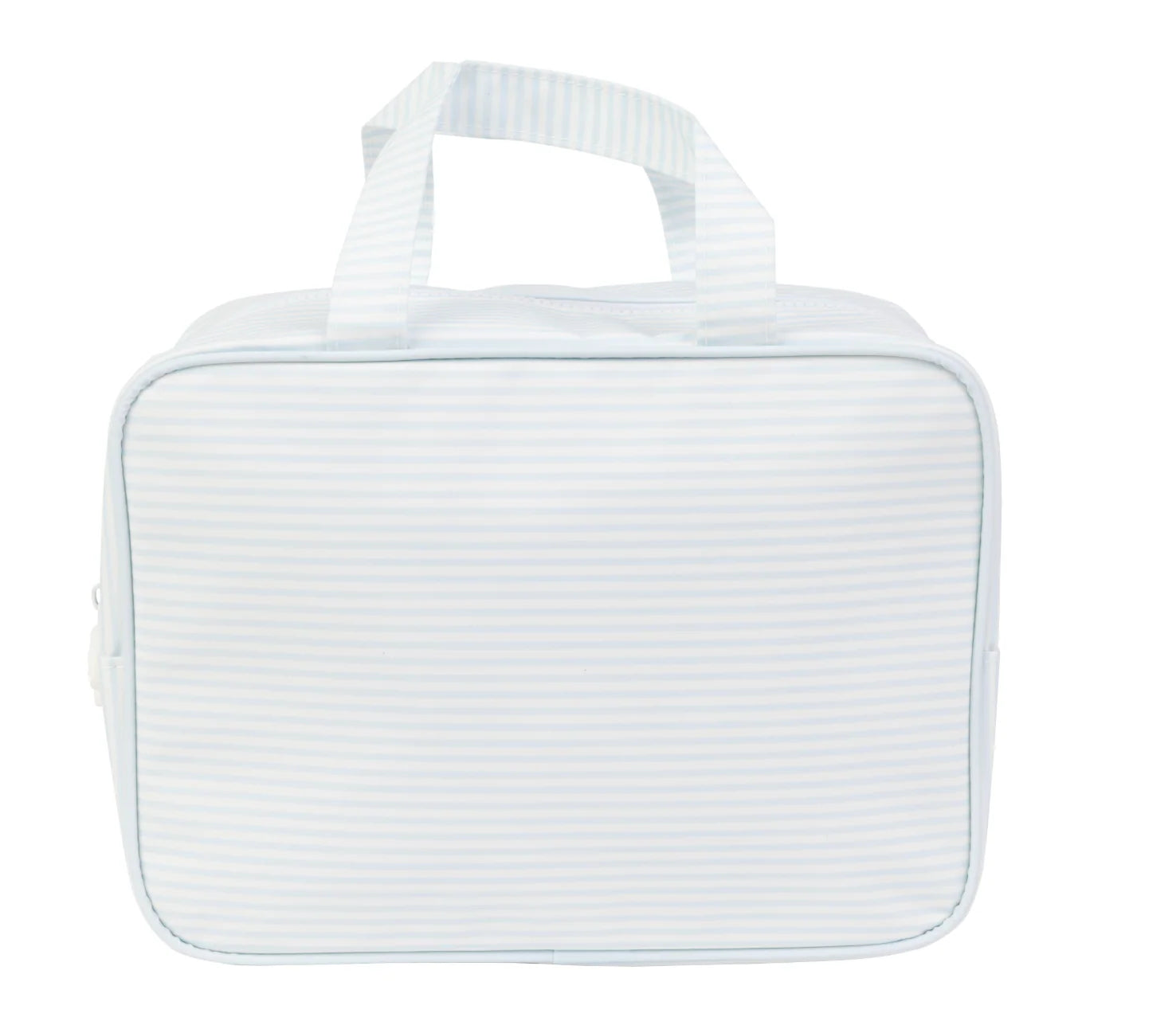 Apple Of My Isla Light Blue Stripe Take It Tote