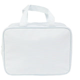 Apple Of My Isla Light Blue Stripe Take It Tote