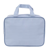 Apple Of My Isla Navy Mini Stripe Take It Tote