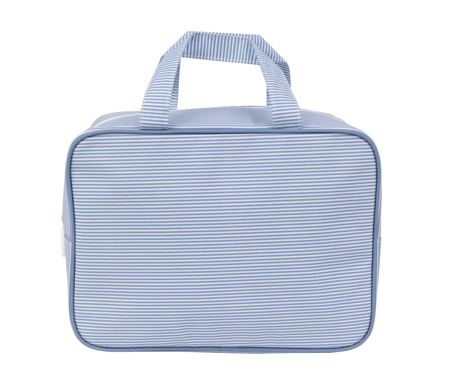 Apple Of My Isla Navy Mini Stripe Take It Tote