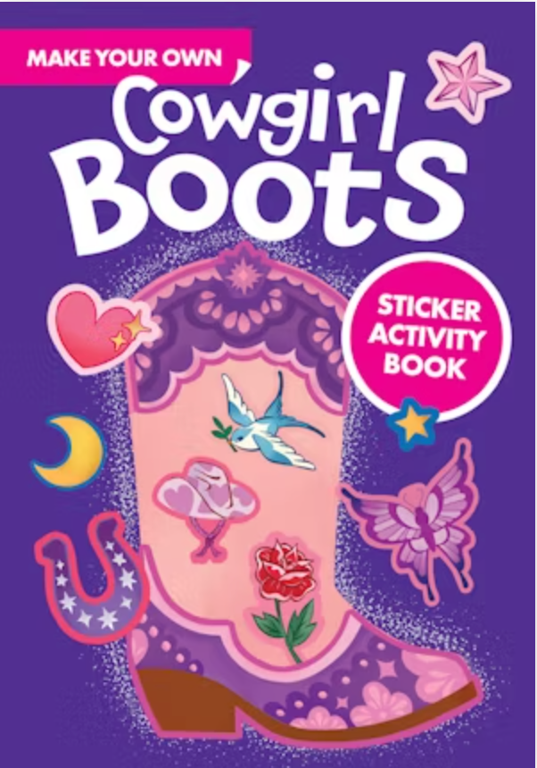 Dover Make Your Own Cowgirl Boots Sticker Activity Book