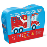 Crocodile Creek 12 Piece Mini Puzzle- Fire Truck