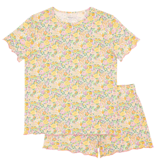 Women's Elysian Day Shirt And Short Pima Pajamas Set
