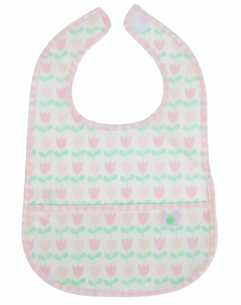 The Wipe It Bib- Tulips