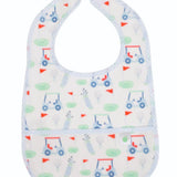 Apple of My Isla The Wipe It Bib- Golf