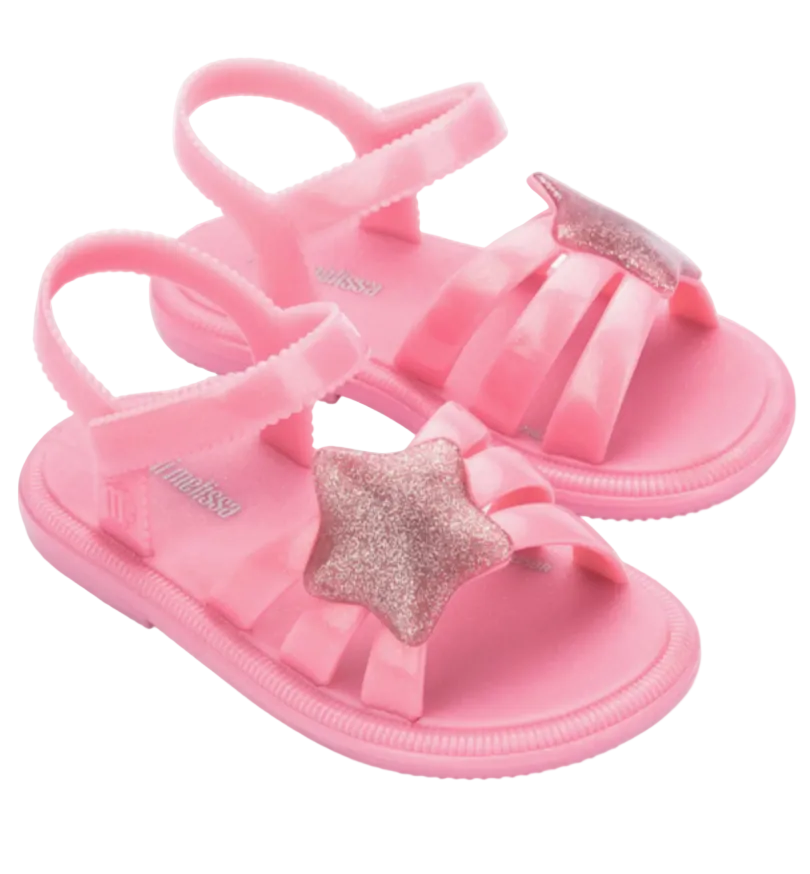 Mini Melissa Hip Sky Sandals - Pearly Pink
