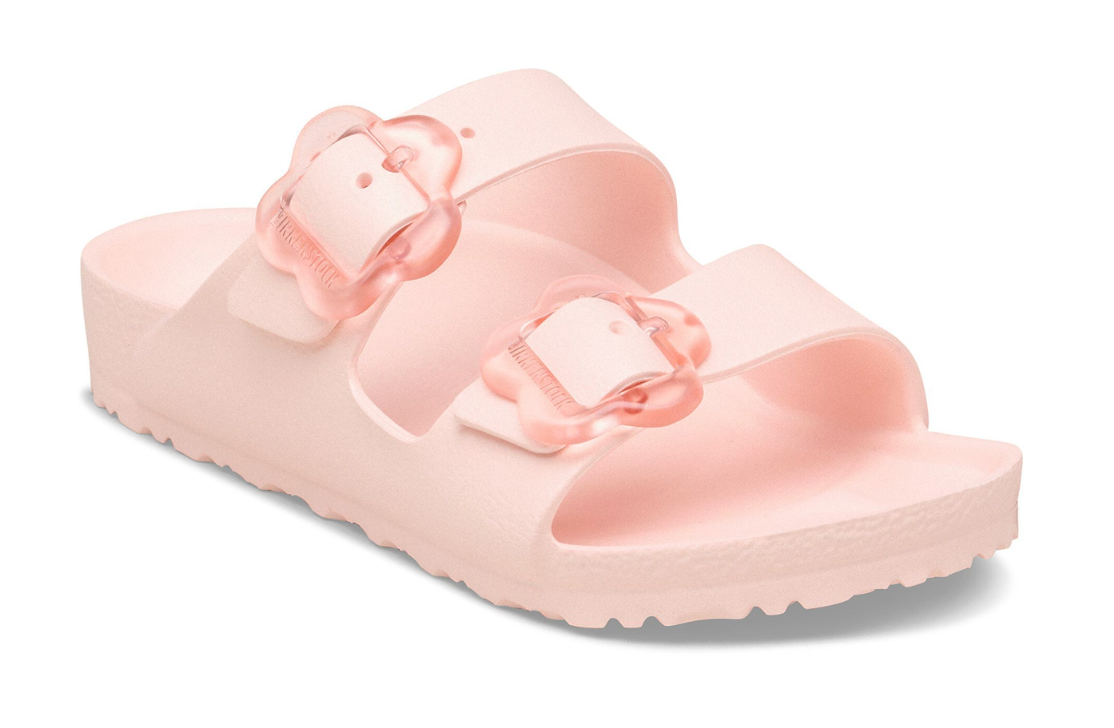 Birkenstock Arizona Flower Kids- Light Rose