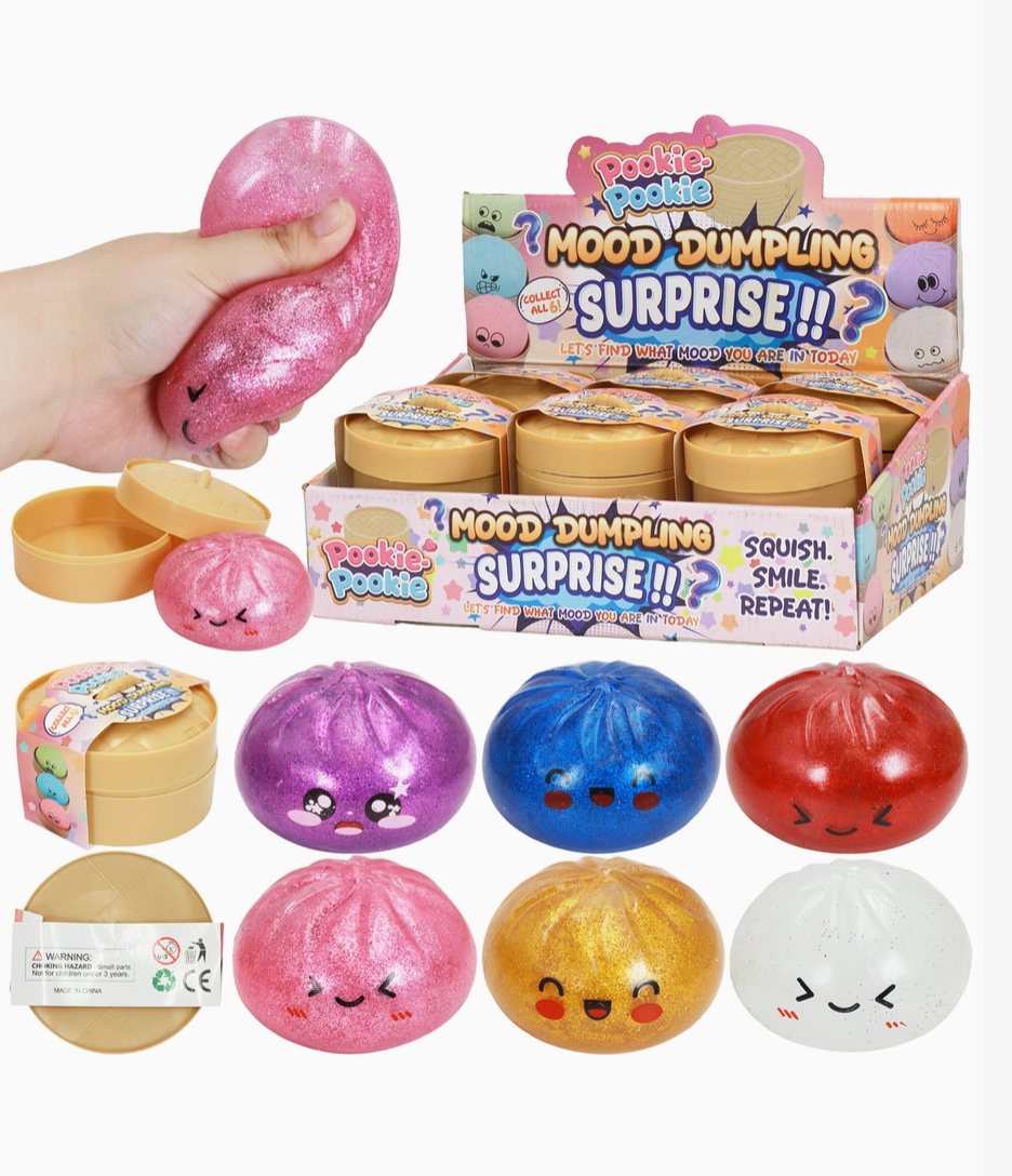 Golden Parrot  Fine Glitter Bao Bun Dumpling