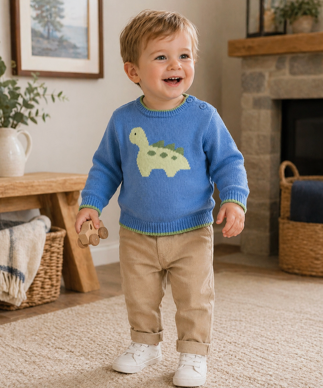 Zubels Dinosaur Knit Sweater