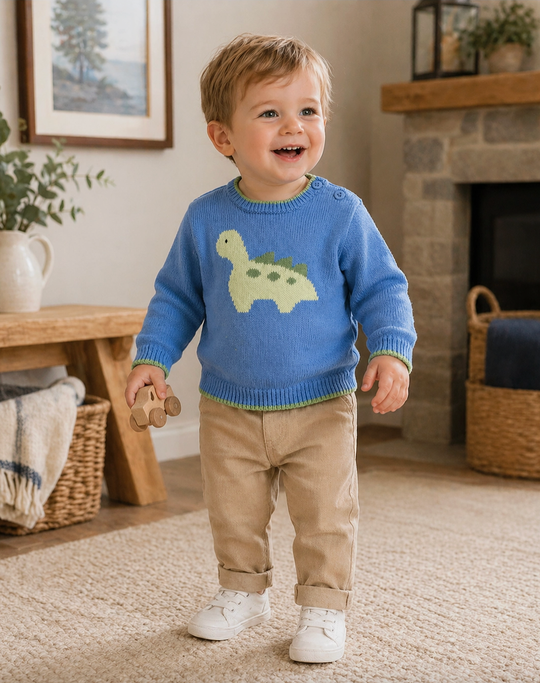 Zubels Dinosaur Knit Sweater